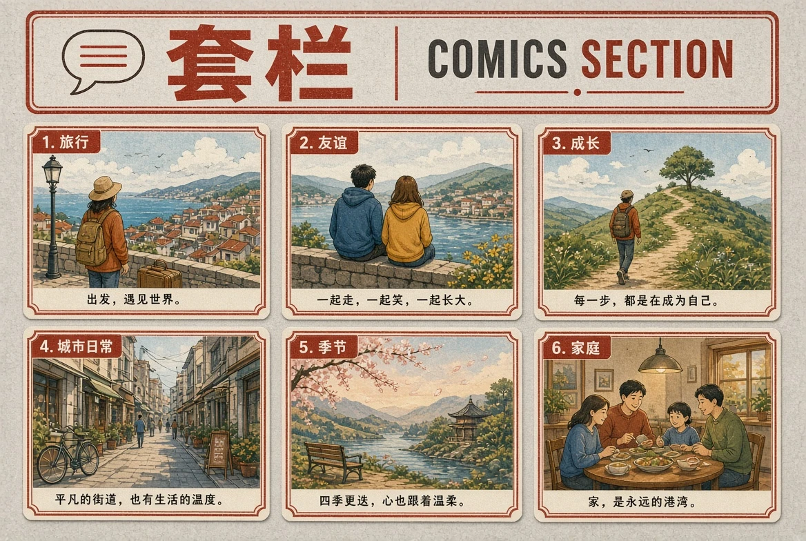 虫虫漫画套栏